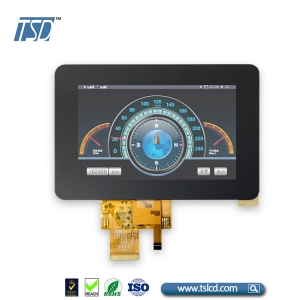 Gutes Preis-WVGA-5-Zoll-TFT-LCD-Modul mit Kapazitivem touch screen