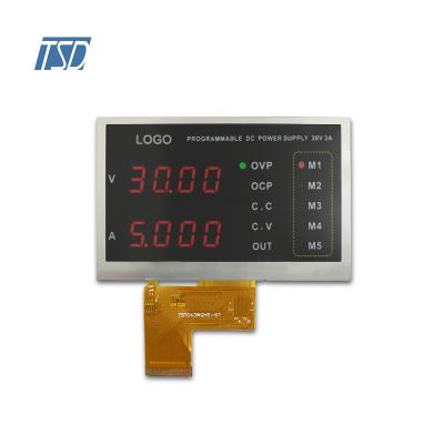 4,3-Zoll-TFT-LCD-Modul in Automobilqualität mit HD-MI-Platine und Pcap
