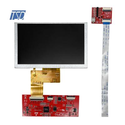 TSD 5-Zoll-TFT-LCD-Modul mit WVGA-Auflösung 800 x 480 und seriellem UART-TFT-Anschluss