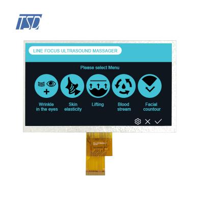 Quadratisches 7-Zoll-TFT-LCD-Display mit TSD-Auflösung von 1024 x 600 und LVDS-Schnittstelle