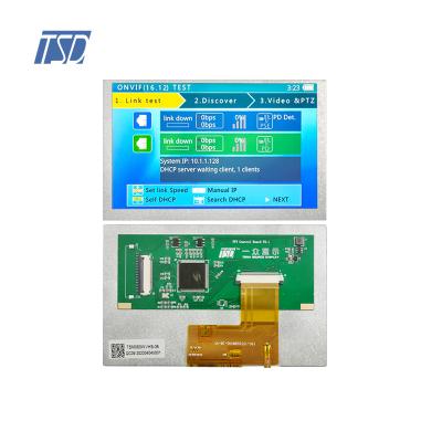TSD 5-Zoll-TFT-LCD-MCU-Schnittstelle mit 800 x 480 Auflösung und RTP