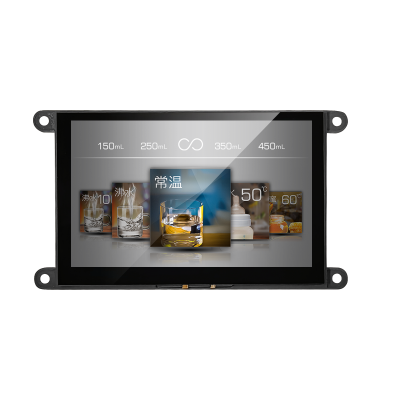 Beste TSD HMI 7.0 inch UART interface tft lcd panel for coffee machine