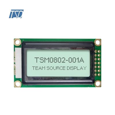 8 x 2 Punkte Display LCD Typ: STN, TRANSFLEKTIV/Positiv