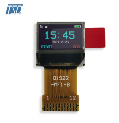 TSD OLED-Display, weißes Display, Farbe 72×40, Punktmatrix, IIC-Schnittstelle