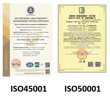 TSD hat die Zertifizierungen ISO45001 und ISO50001 bestanden